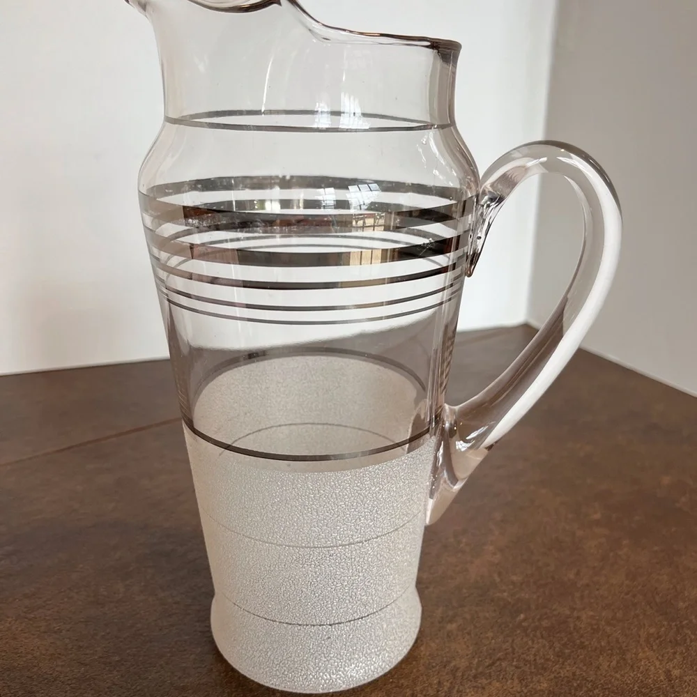 Art Deco Style Cocktail Pitcher